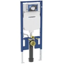 Geberit Duofix UP720 WC 1140mm Toilet Frame With 80mm Sigma Cistern - Blue