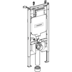 Geberit Duofix UP720 WC 1140mm Toilet Frame With 80mm Sigma Cistern - Blue -Bathroom Supplies Store 100281033 3
