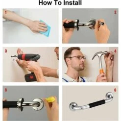 Stainless Steel Bathroom Grab Bar, Bath Grab Shower Safety Handle Handrails,Safety Grab Bars Balance Grab Bar In Chrome For Bathroom Bathtub Shower Toilet Kitchen Bedroom, Silver 10 Stainless Steel Bathroom Grab Bar, Bath Grab Shower Safety Handle Handrails,Safety Grab Bars Balance Grab Bar In Chrome For Bathroom Bathtub Shower Toilet Kitchen Bedroom, Silver -Bathroom Supplies Store 100832658 4