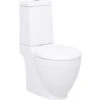 Ceramic Toilet Back Water Flow White VidaXL -Bathroom Supplies Store 1018873 1