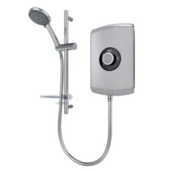 Triton Amore 9.5kW Electric Shower Brushed Steel 5 Spray Mode Handset 1.5m Hose -Bathroom Supplies Store 10328502 3