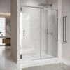 ELEGANT 1200mm Sliding Shower Cubicle Enclosure Door Modern Bathroom Screen Glass 2 ELEGANT 1200mm Sliding Shower Cubicle Enclosure Door Modern Bathroom Screen Glass -Bathroom Supplies Store 11939542 1