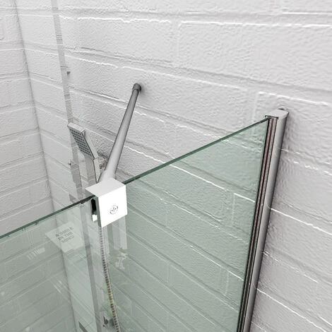 ELEGANT Bifold Shower Door 900mm Glass Shower Enclosure Reversible Folding Shower Door 7 ELEGANT Bifold Shower Door 900mm Glass Shower Enclosure Reversible Folding Shower Door - Image 5