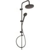 Shower Column Multi Function Showerhead Large Sliding Rainfall Black Colour 2 Shower Column Multi Function Showerhead Large Sliding Rainfall Black Colour -Bathroom Supplies Store 12198679 1