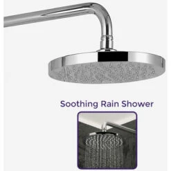 Rosa Round Thermostatic Dual Control Riser Slider Shower Handset & Easy Fittings -Bathroom Supplies Store 13069026 5