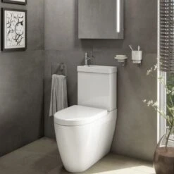 2 In 1 Toilet Basin Combo Combined Toilet WC & Sink Space Saving Cloakroom Unit -Bathroom Supplies Store 13132442 4