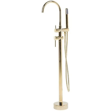 Modern Freestanding Tub Bath Faucet Mixer Tap Brass Gloss Gold Tugela 3 Modern Freestanding Tub Bath Faucet Mixer Tap Brass Gloss Gold Tugela