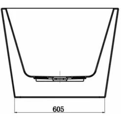 Luxury Evettes Modern Freestanding Bath 1500mm Acrylic Built In Waste White 11 Luxury Evettes Modern Freestanding Bath 1500mm Acrylic Built In Waste White -Bathroom Supplies Store 13701960 5