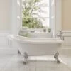 Traditional Buxton Freestanding Bath Single Ended Dragon Feet 1550 Acrylic White 2 Traditional Buxton Freestanding Bath Single Ended Dragon Feet 1550 Acrylic White -Bathroom Supplies Store 13816723 1