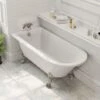 Traditional Freestanding Bath Roll Top Single Ended Dragon Feet 1500mm Worcester -Bathroom Supplies Store 13816725 1