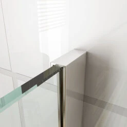 ELEGANT Walk In Shower Enclosure 8mm Easy Clean Glass Wetroom Shower Screen Panel 700mm -Bathroom Supplies Store 14285471 3