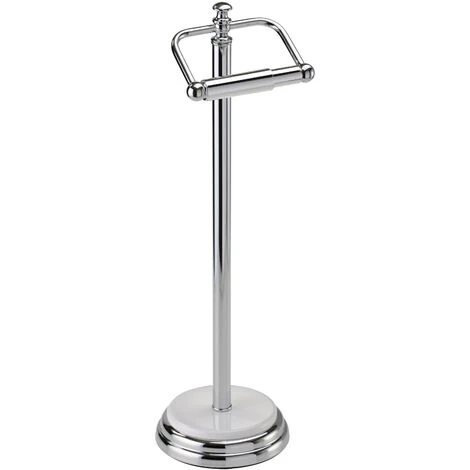Opera Freestanding Toilet Roll Holder/Dispenser, Chrome 3 Opera Freestanding Toilet Roll Holder/Dispenser, Chrome