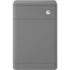 Hudson Reed Solar Back To Wall WC Unit 550mm Wide - Cool Grey