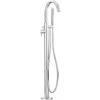 Hudson Reed Tec Single Lever Elite Mono Bath Shower Mixer Tap Freestanding - Chrome -Bathroom Supplies Store 15723241 1