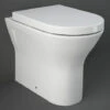 RAK Resort Rimless Back To Wall Toilet - Soft Close Seat -Bathroom Supplies Store 15725549 1