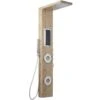 Milano Karr - Modern Thermostatic Shower Tower Panel With Rainfall Shower Head&44 Hand Shower Handset And Body Jets – Bamboo