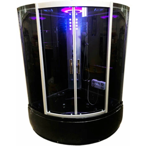SIMBA BATH TUB SPA WHIRLPOOL SHOWER 130 X 300cm Black VIENNA 3 SIMBA BATH TUB SPA WHIRLPOOL SHOWER 130 X 300cm Black VIENNA