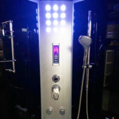 SIMBA BATH TUB SPA WHIRLPOOL SHOWER 130 X 300cm Black VIENNA 11 SIMBA BATH TUB SPA WHIRLPOOL SHOWER 130 X 300cm Black VIENNA -Bathroom Supplies Store 16241629 5