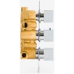OLIVE 3 Dial 3 Outlet Concealed Thermostatic Shower - Square- Refined Valve 10 OLIVE 3 Dial 3 Outlet Concealed Thermostatic Shower - Square- Refined Valve -Bathroom Supplies Store 16408380 4