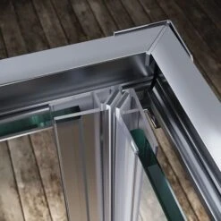 ELEGANT 900 X 800 Mm Sliding Corner Entry Shower Enclosure Door Cubicle -Bathroom Supplies Store 16496806 4