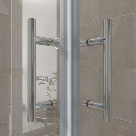 ELEGANT 800 X 700 Mm Sliding Corner Entry Shower Enclosure Door Cubicle 6 ELEGANT 800 X 700 Mm Sliding Corner Entry Shower Enclosure Door Cubicle - Image 4