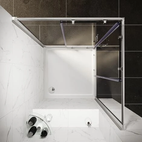 Elegant 760 X 760 Mm Sliding Doors Corner Entry Shower Enclosure Shower Glass Screen Cubicles 4 Elegant 760 X 760 Mm Sliding Doors Corner Entry Shower Enclosure Shower Glass Screen Cubicles - Image 2