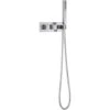 Milano Arvo - Modern 2 Outlet Twin Diverter Thermostatic Mixer Shower Valve With Hand Shower Handset And 1.75m Hose - Chrome 1 Milano Arvo - Modern 2 Outlet Twin Diverter Thermostatic Mixer Shower Valve With Hand Shower Handset And 1.75m Hose - Chrome -Bathroom Supplies Store 16594536 1