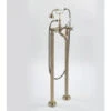 Milano Elizabeth - Traditional Freestanding Bath Shower Mixer Tap - Brushed Gold (Crosshead Handles)
