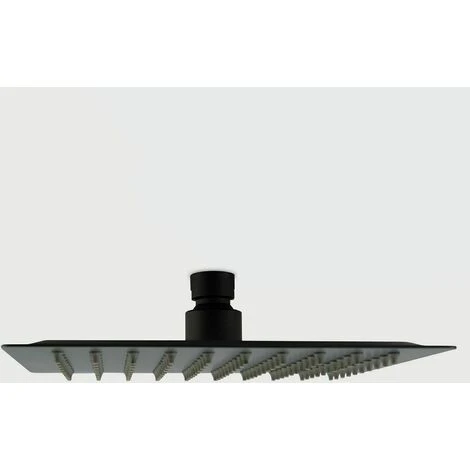 Modern Thermostatic Mixer Shower Set Square Black Finish Twin Head Exposed Valve 5 Modern Thermostatic Mixer Shower Set Square Black Finish Twin Head Exposed Valve - Image 3