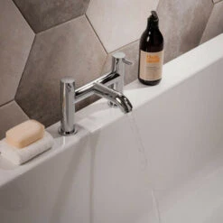 Chrome Bath Filler Mixer Tap Designer Bathroom Tub Lever Faucet 9 Chrome Bath Filler Mixer Tap Designer Bathroom Tub Lever Faucet -Bathroom Supplies Store 17014361 3