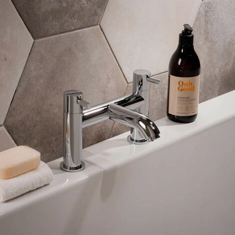 Chrome Bath Filler Mixer Tap Designer Bathroom Tub Lever Faucet 7 Chrome Bath Filler Mixer Tap Designer Bathroom Tub Lever Faucet - Image 5