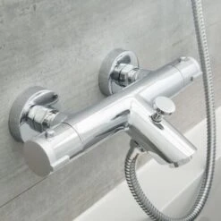 Thermostatic Bath Shower Mixer Tap LONDON SCHÜTTE 8 Thermostatic Bath Shower Mixer Tap LONDON SCHÜTTE -Bathroom Supplies Store 17035337 2