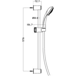 Shower Set NAPOLI Chrome SCHÜTTE -Bathroom Supplies Store 17035341 3