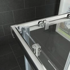 ELEGANT Sliding Corner Entry 1200 X 700 Mm Shower Enclosure 6mm Extra Toughened Safety Glass Sliding Cubicle Door -Bathroom Supplies Store 17071979 4