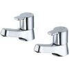 Ideal Standard Calista Basin Pillar Taps Pair - Chrome -Bathroom Supplies Store 17490693 1