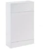 Orbit Eve Back To Wall WC Toilet Unit 500mm Wide - White Gloss -Bathroom Supplies Store 17493559 1