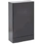 Orbit Eve Back To Wall WC Toilet Unit 500mm Wide - Wolf Grey