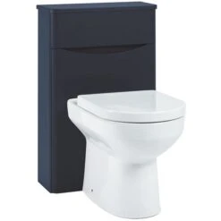 Orbit Contour Back To Wall WC Unit 500mm Wide - Indigo Blue -Bathroom Supplies Store 17493605 3