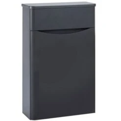 Orbit Contour Back To Wall WC Unit 500mm Wide - Graphite Grey