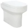 Orbit Omni Back To Wall Toilet Pan 520mm Projection - Wrapover Soft Close Seat -Bathroom Supplies Store 17493995 1