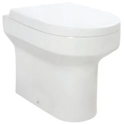 Orbit Omni Back To Wall Toilet Pan 520mm Projection - Wrapover Soft Close Seat