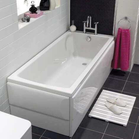 Vitra Neon Single Ended Rectangular Bath 1700mm X 700mm 0 Tap Hole 6 Vitra Neon Single Ended Rectangular Bath 1700mm X 700mm 0 Tap Hole - Image 4
