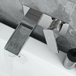 Mode Cooper Waterfall Wall Mounted Bath Mixer Tap -Bathroom Supplies Store 17787905 4