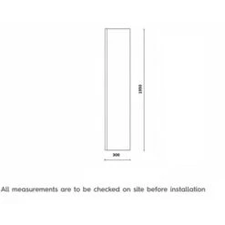Mode 8mm Wet Room Hinged Return Panel -Bathroom Supplies Store 17788083 3