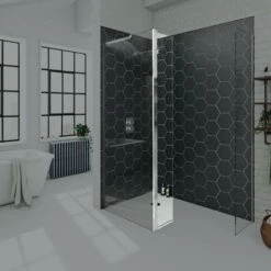 Mode 8mm Wet Room Hinged Return Panel -Bathroom Supplies Store 17788083 4