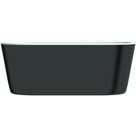 Mode Tate Black Freestanding Bath 1500 X 700 3 Mode Tate Black Freestanding Bath 1500 X 700