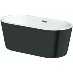 Mode Tate Black Freestanding Bath 1500 X 700 11 Mode Tate Black Freestanding Bath 1500 X 700 -Bathroom Supplies Store 17788125 5