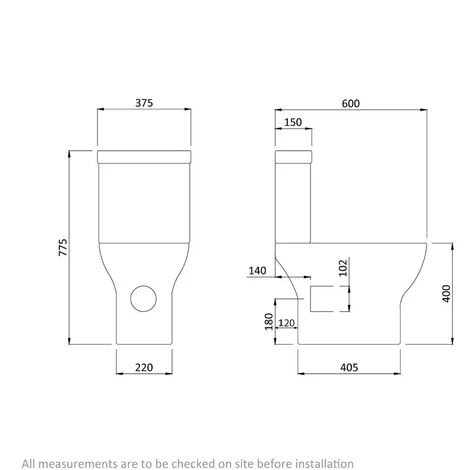 Orchard Derwent Round Compact Close Coupled Toilet With Luxury Slim Soft Close Seat 5 Orchard Derwent Round Compact Close Coupled Toilet With Luxury Slim Soft Close Seat - Image 3