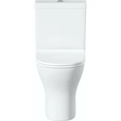 Orchard Derwent Round Compact Close Coupled Toilet With Luxury Slim Soft Close Seat 11 Orchard Derwent Round Compact Close Coupled Toilet With Luxury Slim Soft Close Seat -Bathroom Supplies Store 17788285 5