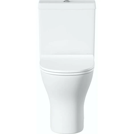 Orchard Derwent Round Compact Close Coupled Toilet With Luxury Slim Soft Close Seat 7 Orchard Derwent Round Compact Close Coupled Toilet With Luxury Slim Soft Close Seat - Image 5